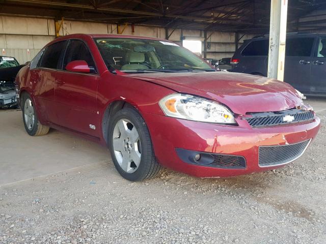 2G1WD58C769253592 - 2006 CHEVROLET IMPALA SUP წითელი ფოტო 1