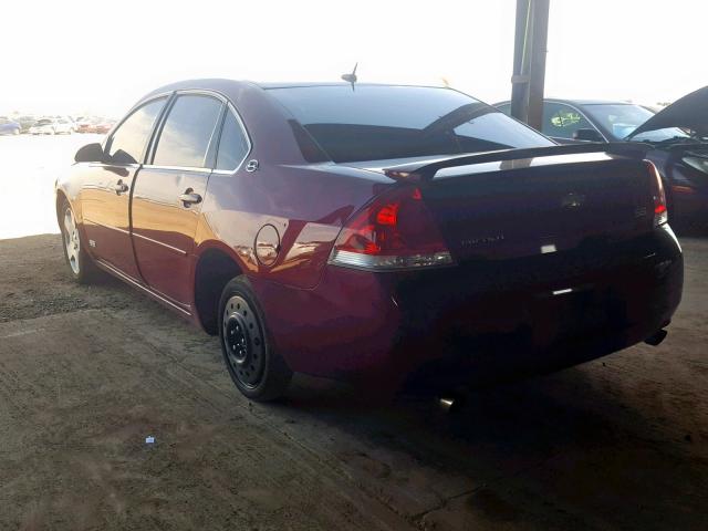 2G1WD58C769253592 - 2006 CHEVROLET IMPALA SUP წითელი ფოტო 3