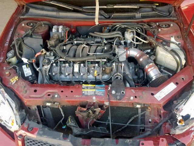 2G1WD58C769253592 - 2006 CHEVROLET IMPALA SUP წითელი ფოტო 7