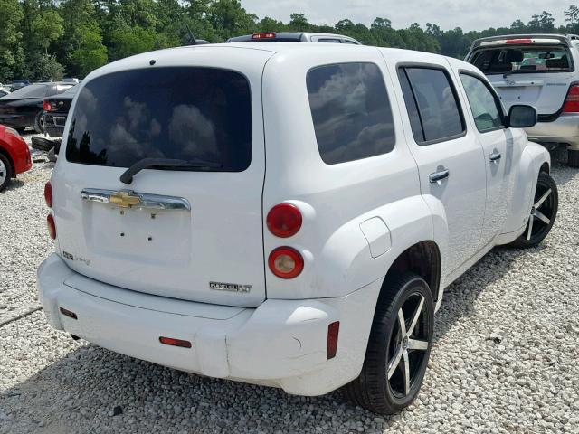 3GNCA23B19S505416 - 2009 CHEVROLET HHR LT WHITE photo 4