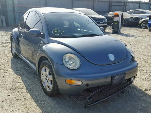 3VWCK21CX2M454331 - 2002 VOLKSWAGEN NEW BEETLE ნაცრისფერი ფოტო 1
