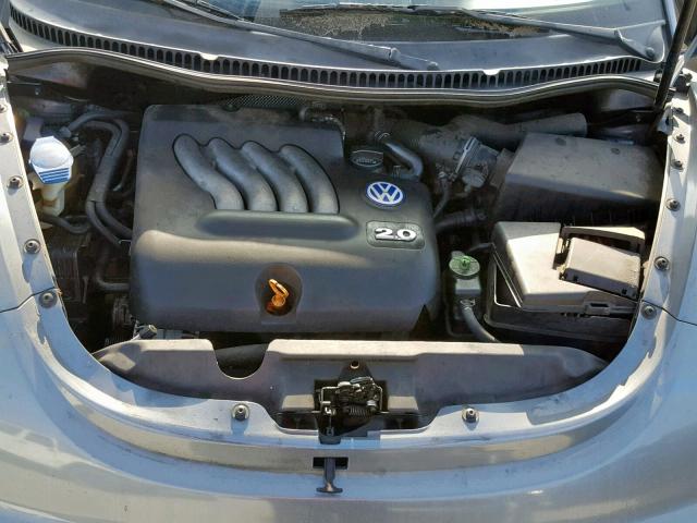 3VWCK21CX2M454331 - 2002 VOLKSWAGEN NEW BEETLE ნაცრისფერი ფოტო 7