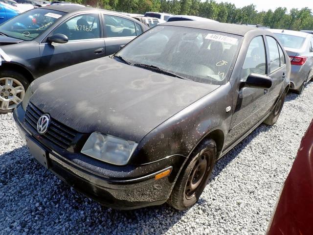 3VWRK69M52M037570 - 2002 VOLKSWAGEN JETTA GL BLACK photo 2