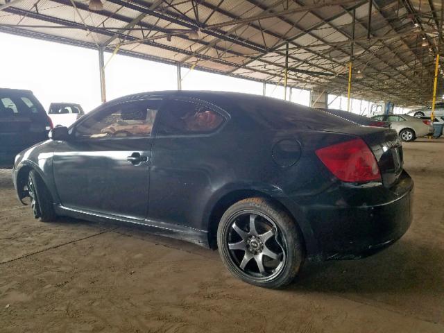 JTKDE167670168273 - 2007 TOYOTA SCION TC შავი ფოტო 3