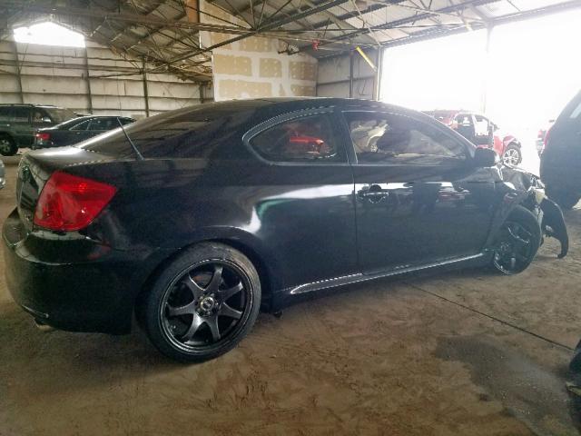 JTKDE167670168273 - 2007 TOYOTA SCION TC შავი ფოტო 4