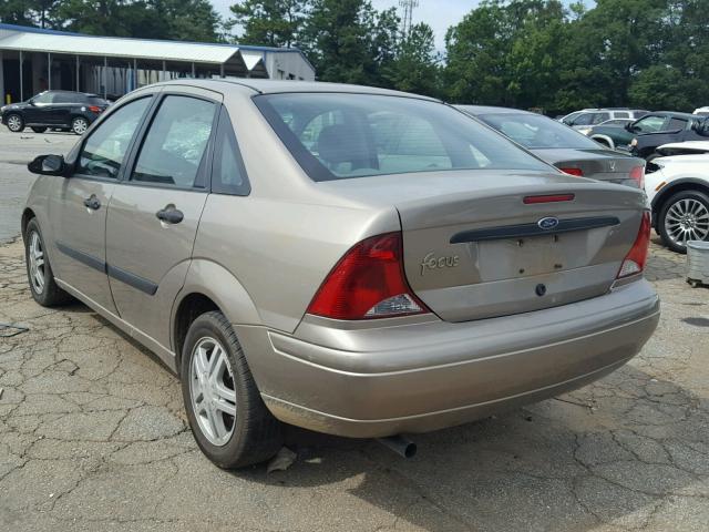 1FAFP33P93W247430 - 2003 FORD FOCUS LX GOLD photo 3