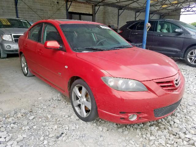 JM1BK323561409772 - 2006 MAZDA 3 S RED photo 1