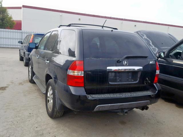 2HNYD18953H521208 - 2003 ACURA MDX TOURIN BLACK photo 3