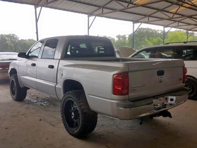 1D7HE48N66S570549 - 2006 DODGE DAKOTA QUA WHITE photo 3