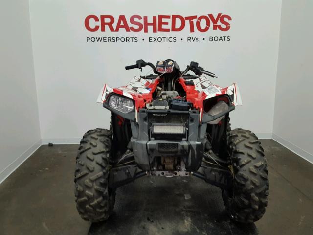 4XASVA852FA203871 - 2015 POLARIS SCRAMBLER RED photo 2