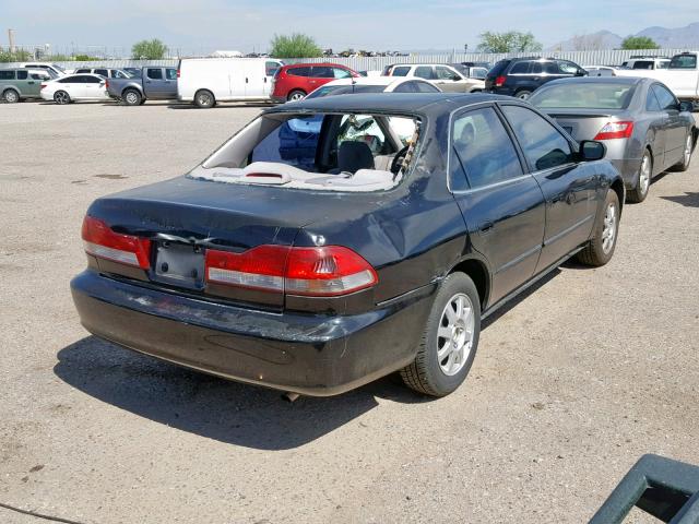 JHMCG66842C002536 - 2002 HONDA ACCORD EX BLACK photo 4