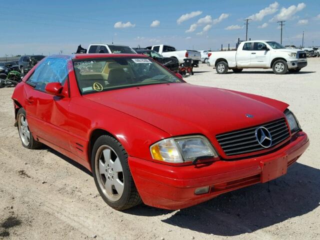 WDBFA68F2YF192032 - 2000 MERCEDES-BENZ SL 500 RED photo 1