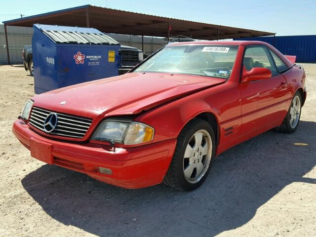 WDBFA68F2YF192032 - 2000 MERCEDES-BENZ SL 500 RED photo 2