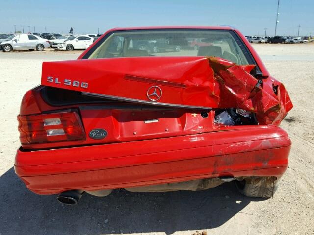 WDBFA68F2YF192032 - 2000 MERCEDES-BENZ SL 500 RED photo 9