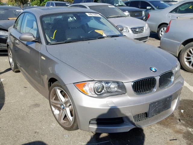 WBAUC73559VK95232 - 2009 BMW 135 I GRAY photo 1