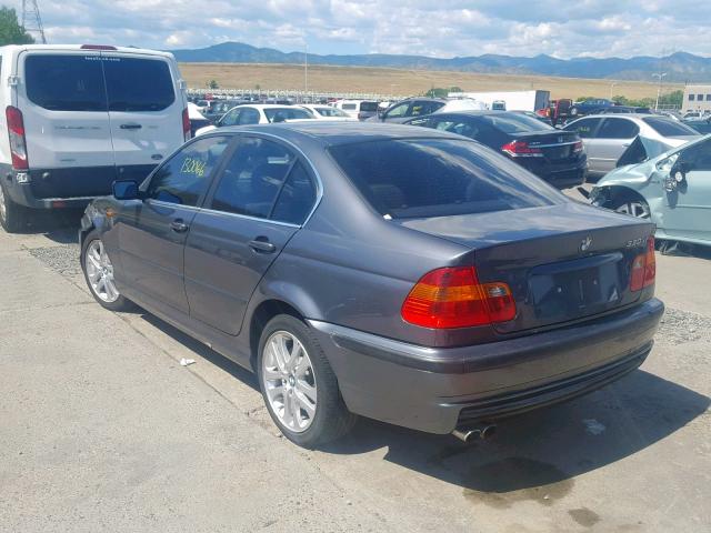 WBAEW53402PG18574 - 2002 BMW 330 XI GRAY photo 3