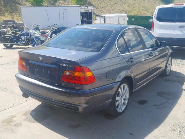 WBAEW53402PG18574 - 2002 BMW 330 XI GRAY photo 4