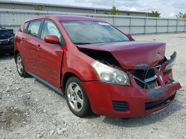 5Y2SP6E81AZ417257 - 2010 PONTIAC VIBE RED photo 1