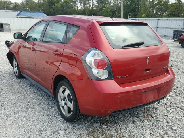 5Y2SP6E81AZ417257 - 2010 PONTIAC VIBE RED photo 3