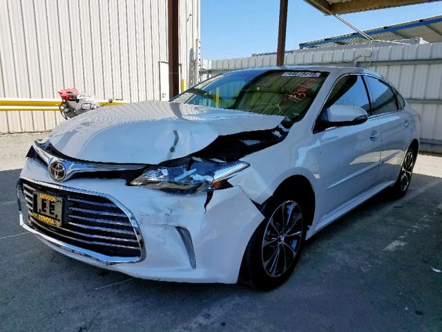 4T1BK1EB9HU261985 - 2017 TOYOTA AVALON XLE WHITE photo 2