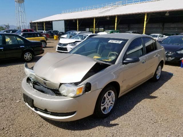 1G8AJ52F94Z218224 - 2004 SATURN ION LEVEL GOLD photo 2