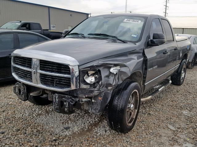 1D7HA18N66S668264 - 2006 DODGE RAM 1500 S CHARCOAL photo 2