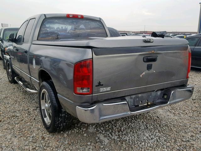 1D7HA18N66S668264 - 2006 DODGE RAM 1500 S CHARCOAL photo 3