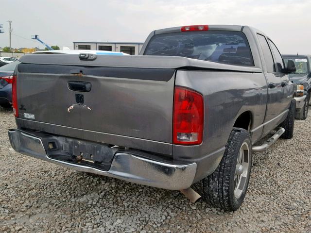 1D7HA18N66S668264 - 2006 DODGE RAM 1500 S CHARCOAL photo 4