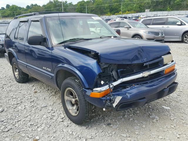 1GNCS13X24K120051 - 2004 CHEVROLET BLAZER BLUE photo 1