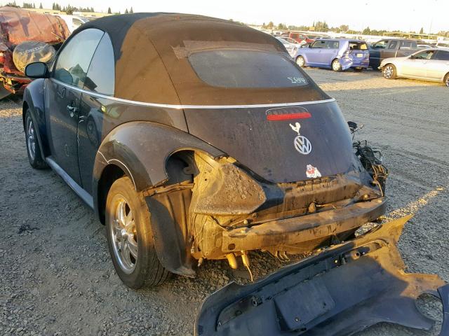 3VWRG31Y49M406881 - 2009 VOLKSWAGEN NEW BEETLE Schwarz Foto 3