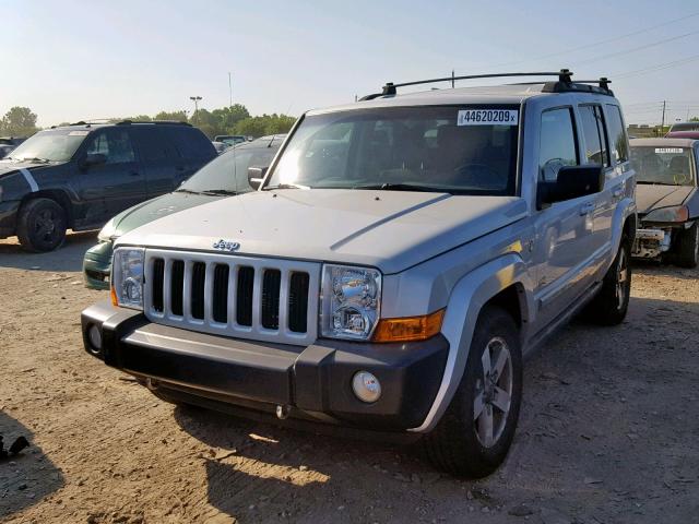 1J8HG48N16C281781 - 2006 JEEP COMMANDER 银色 照片 2