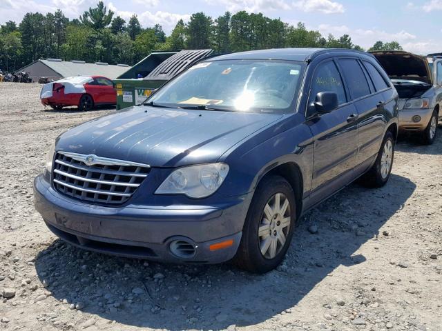 2A8GM48L57R326135 - 2007 CHRYSLER PACIFICA BLACK photo 2