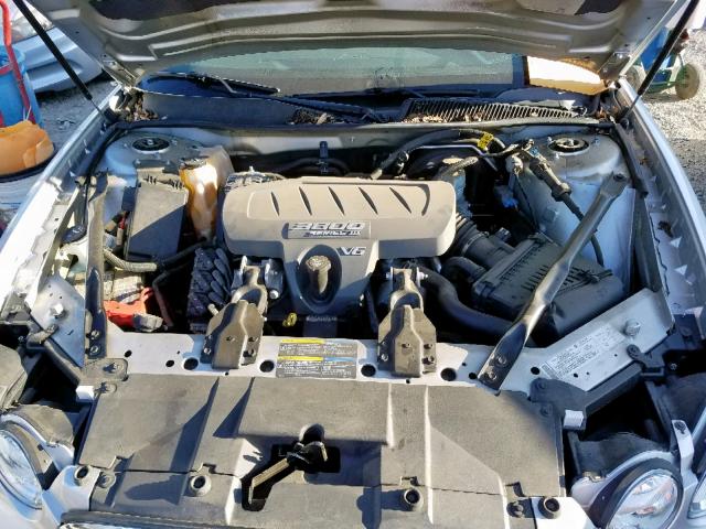 2G4WD532251349791 - 2005 BUICK LACROSSE C SILVER photo 7