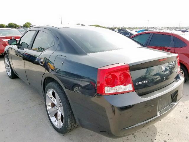 2B3KA33V19H508289 - 2009 DODGE CHARGER SX BLACK photo 3