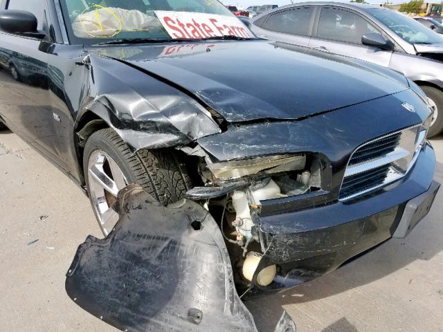 2B3KA33V19H508289 - 2009 DODGE CHARGER SX BLACK photo 9