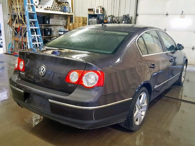 WVWAK73C28E128168 - 2008 VOLKSWAGEN PASSAT KOM CHARCOAL photo 4