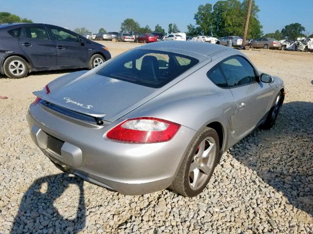 WP0AB29826U784296 - 2006 PORSCHE CAYMAN S SILVER photo 4