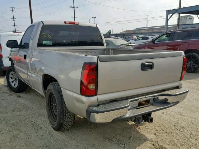 1GCEC14V95Z264295 - 2005 CHEVROLET SILVERADO GOLD photo 3