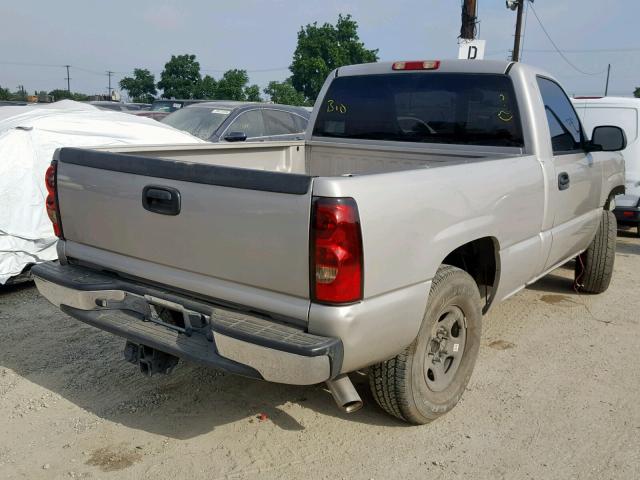 1GCEC14V95Z264295 - 2005 CHEVROLET SILVERADO GOLD photo 4