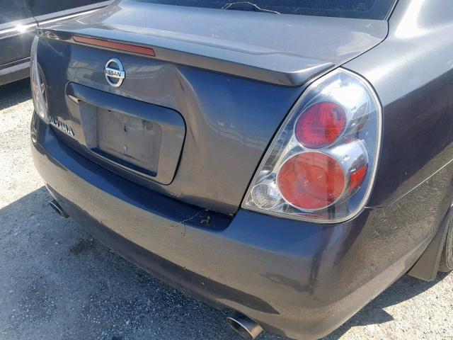 1N4BL11D96C186318 - 2006 NISSAN ALTIMA SE GRAY photo 9