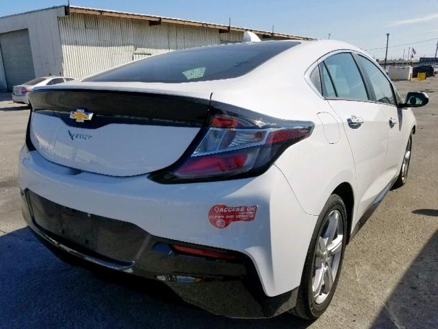 1G1RC6S57JU150622 - 2018 CHEVROLET VOLT LT WHITE photo 4