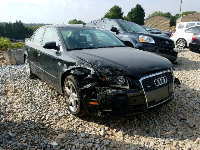 WAUDF78E67A177341 - 2007 AUDI A4 2.0T QU BLACK photo 1