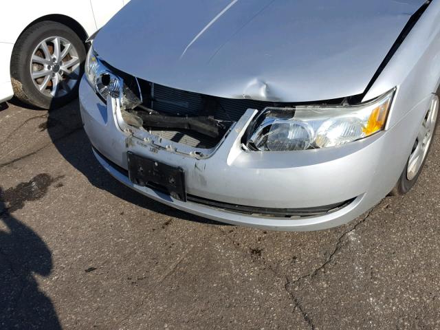 1G8AJ55F47Z195158 - 2007 SATURN ION LEVEL SILVER photo 9