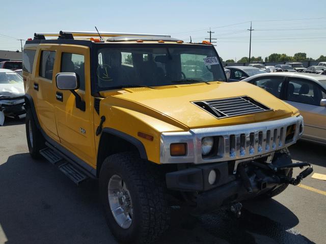 5GRGN23UX3H113596 - 2003 HUMMER H2 YELLOW photo 1