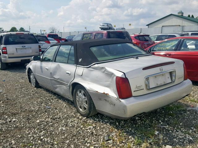 1G6KD54Y13U248512 - 2003 CADILLAC DEVILLE SILVER photo 3