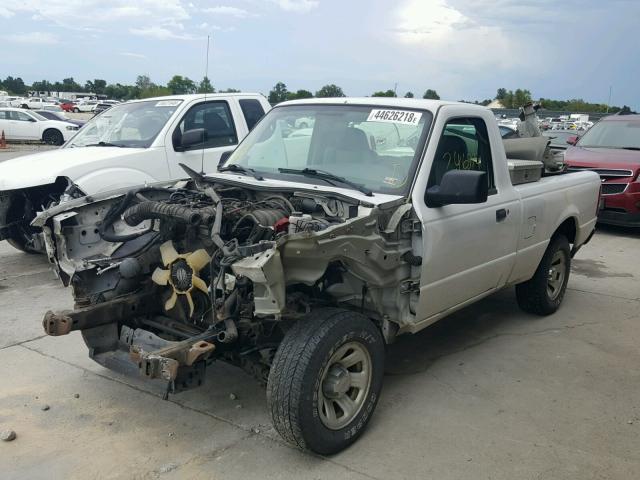 1FTYR10D47PA26975 - 2007 FORD RANGER WHITE photo 2