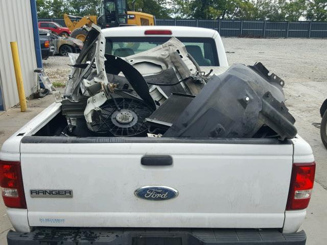 1FTYR10D47PA26975 - 2007 FORD RANGER WHITE photo 6