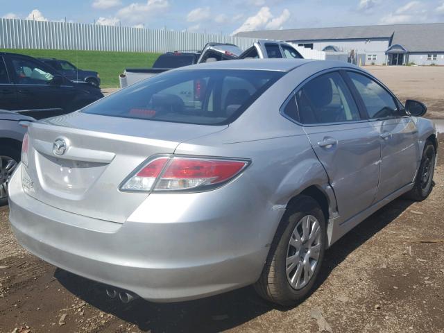 1YVHZ8BH0D5M01027 - 2013 MAZDA 6 SPORT SILVER photo 4