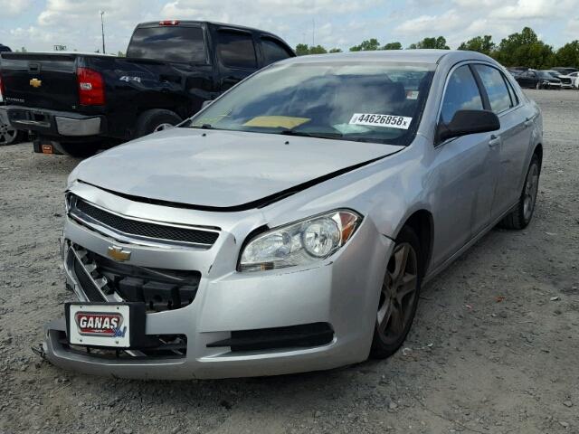1G1ZA5E05AF191531 - 2010 CHEVROLET MALIBU LS SILVER photo 2