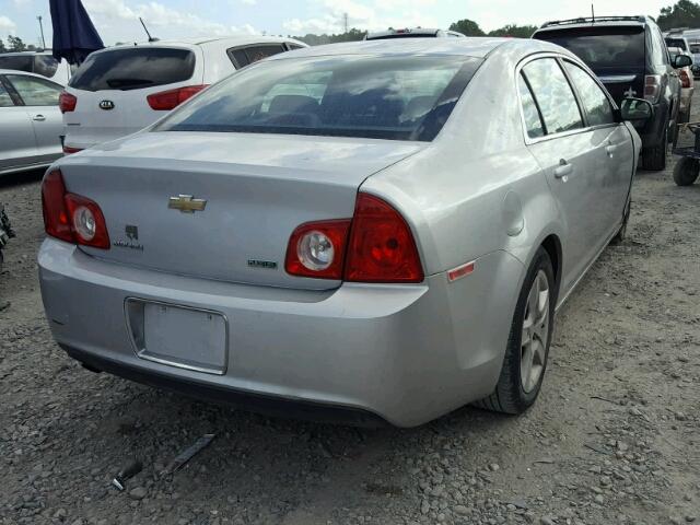 1G1ZA5E05AF191531 - 2010 CHEVROLET MALIBU LS SILVER photo 4